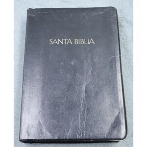 Santa Biblia Holy Bible Bilingual RVR 1960 KJV Large Print Holman Black Leather